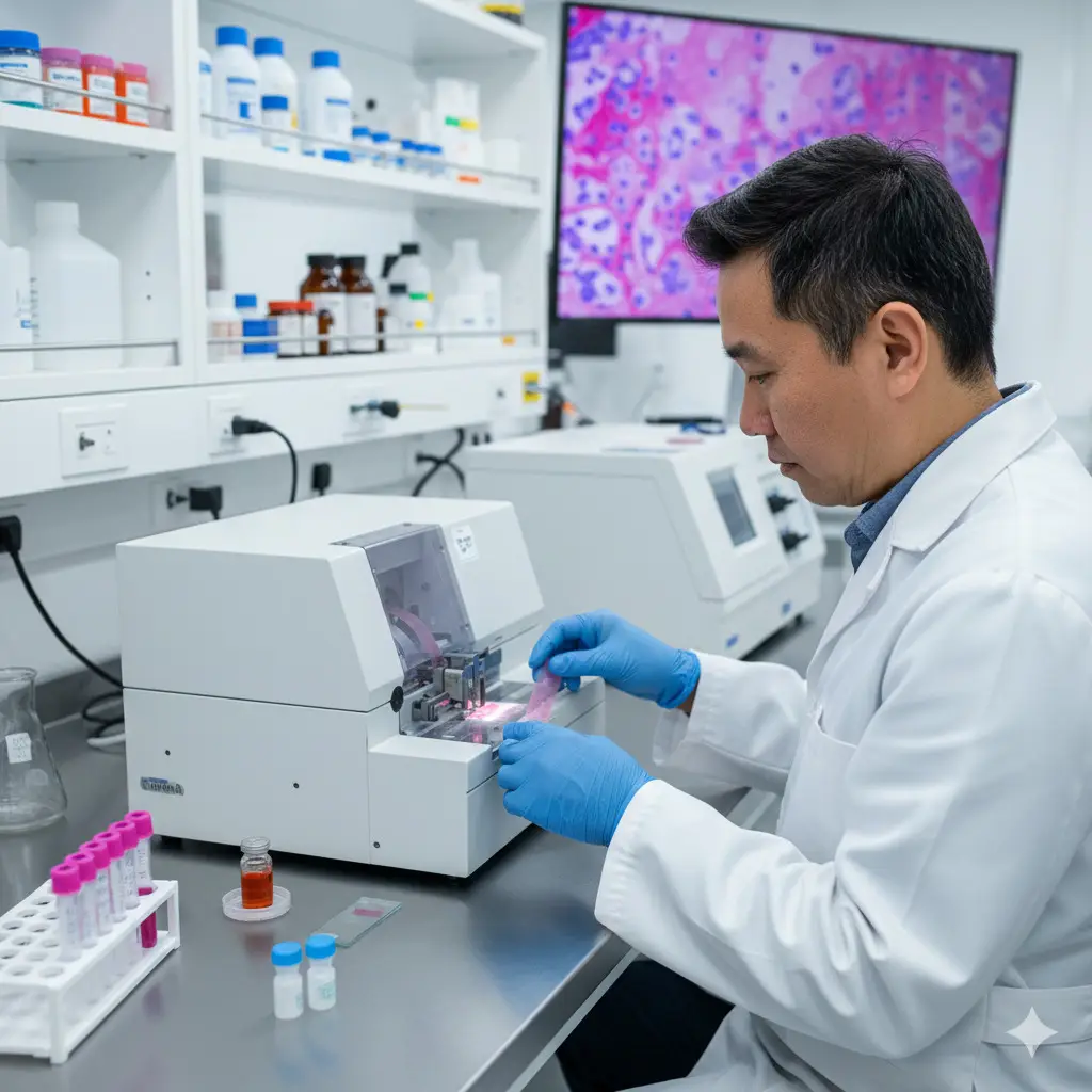 Imagem ilustrativa de Exame histopatológico veterinário em são paulo